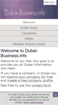 Mobile Screenshot of dubai-business.info