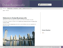 Tablet Screenshot of dubai-business.info